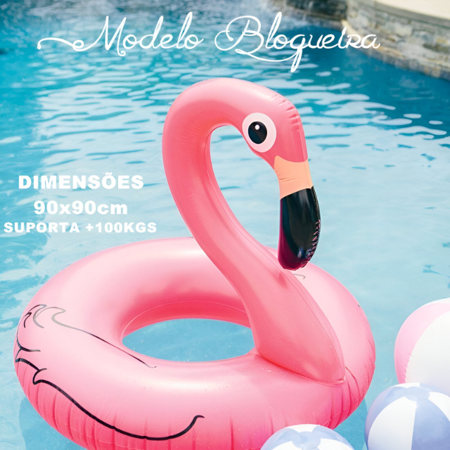 Boia Flamingo Gigante para piscina