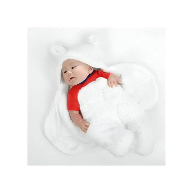 Cobertor de Ursinho para Bebe Dormir (Livre do frio e Confortável)