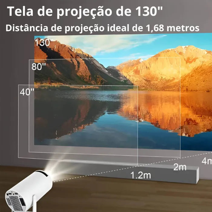 Projetor Portátil 4K - HOT